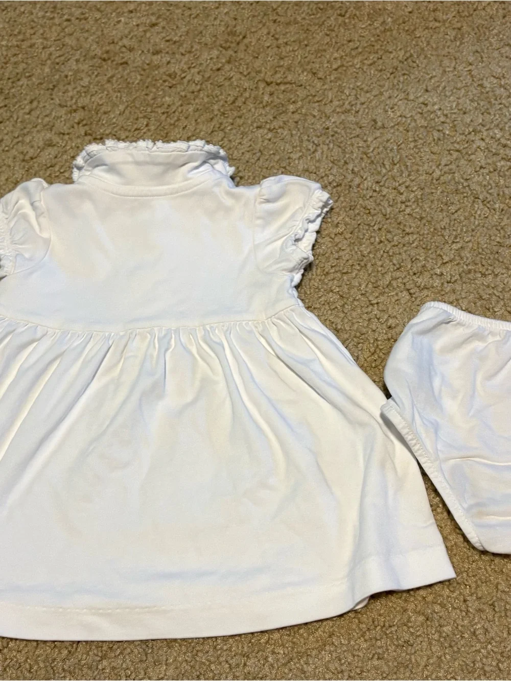 Ralph Lauren White Baby Dress and Blooming Blue Floral Romper